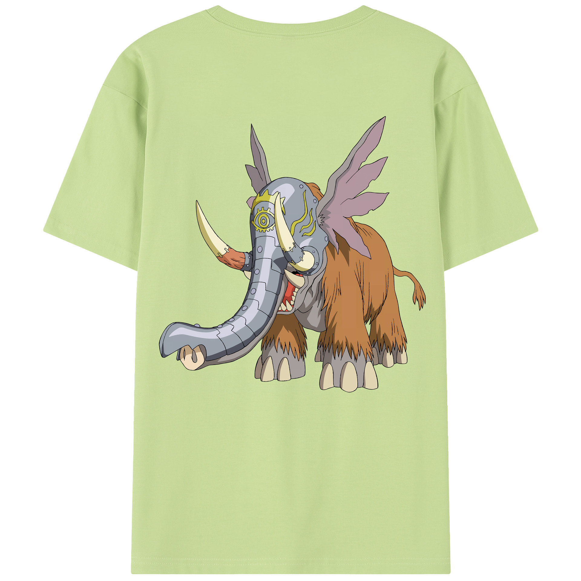 （画像用） Digimon デジタルモンスター/デジモン 綿100％半袖Tシャツ（背面プリント）